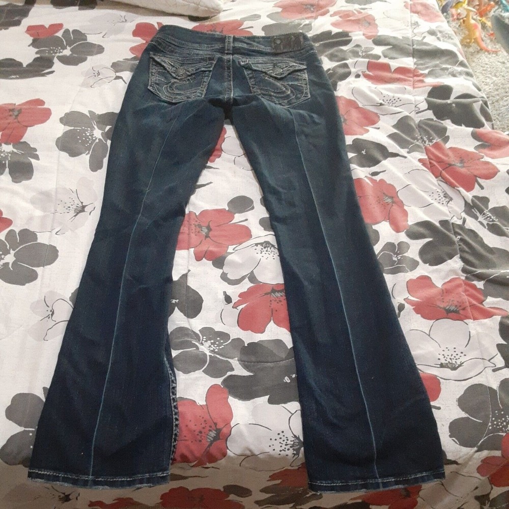 Silver Jeans Suki Surplus Boot Cut Womens Jeans Size Tag 27 x 32L Stretch